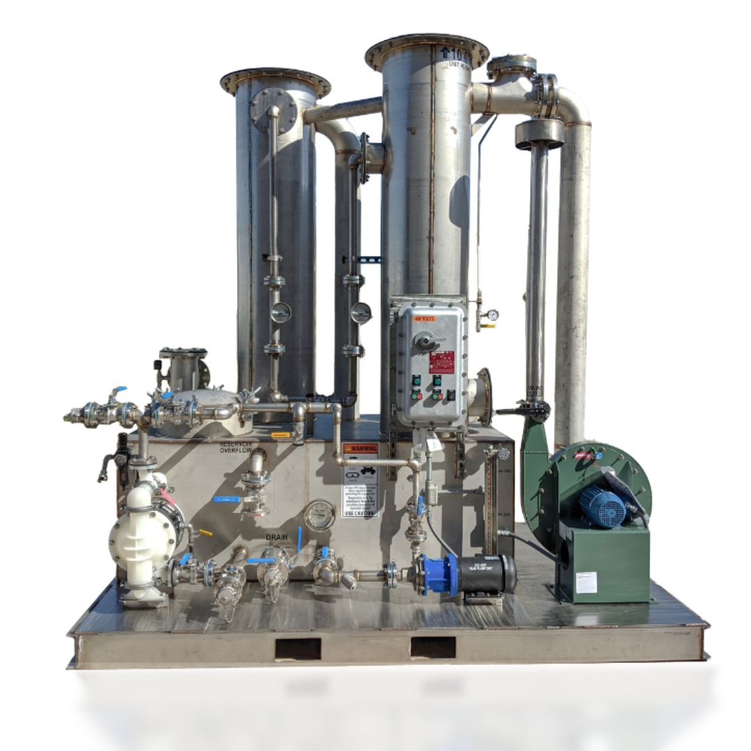 wet scrubber tower