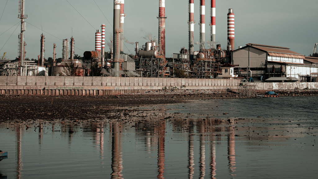polluted water from factory